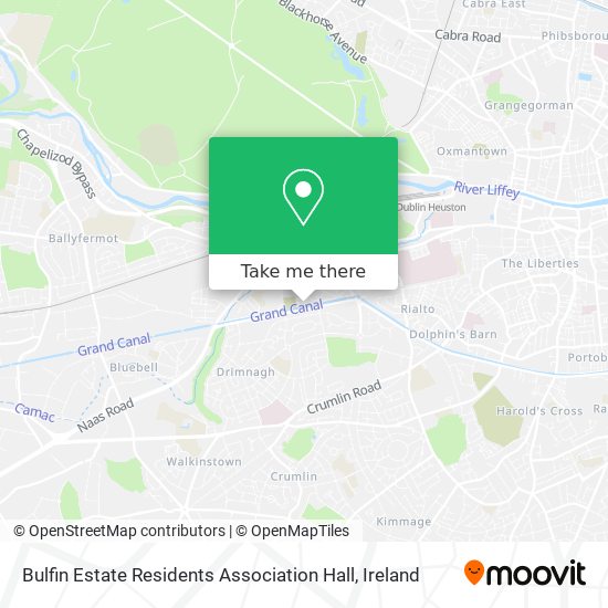 Bulfin Estate Residents Association Hall map