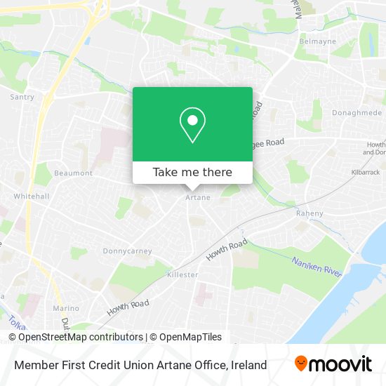 Member First Credit Union Artane Office map