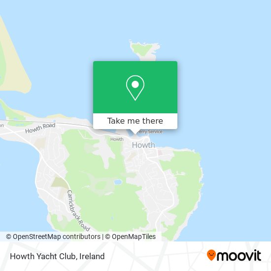 Howth Yacht Club map