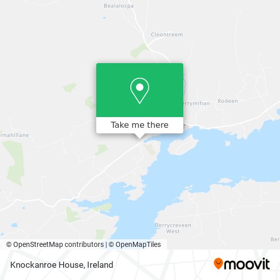 Knockanroe House map