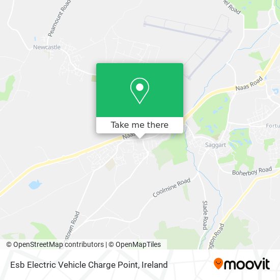 Esb Electric Vehicle Charge Point map