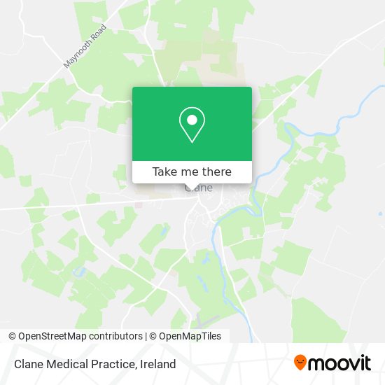 Clane Medical Practice map