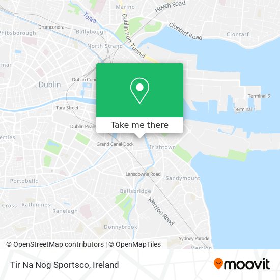 Tir Na Nog Sportsco map