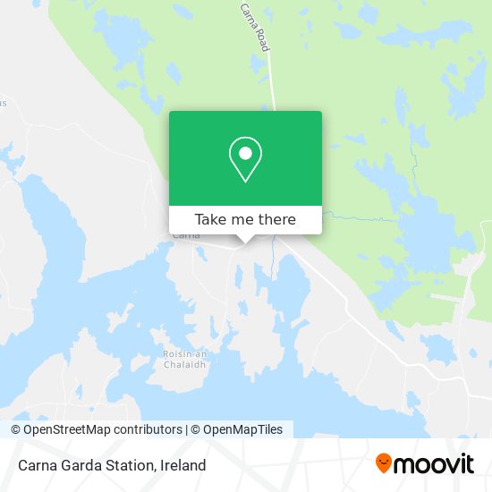 Carna Garda Station map