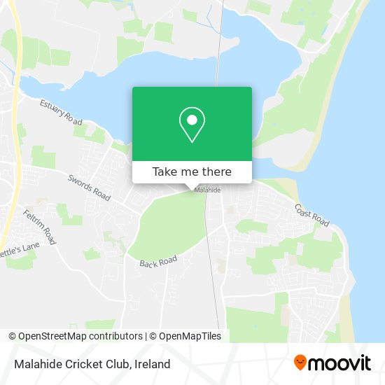 Malahide Cricket Club map