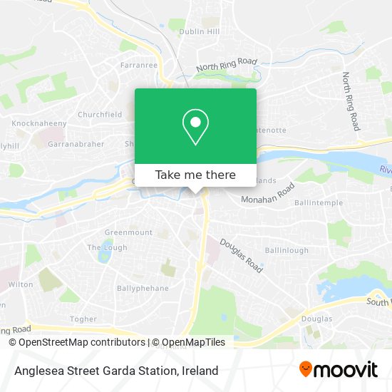 Anglesea Street Garda Station map