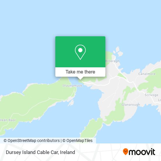 Dursey Island Cable Car map