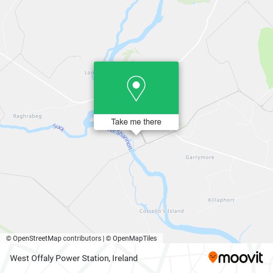 West Offaly Power Station map