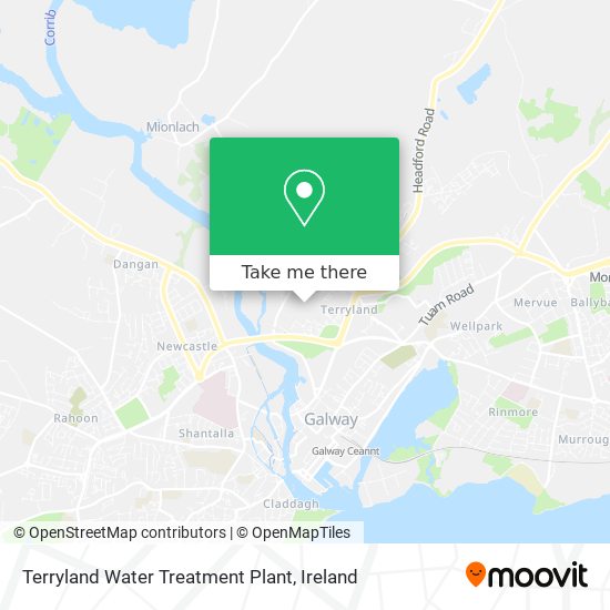 Terryland Water Treatment Plant map