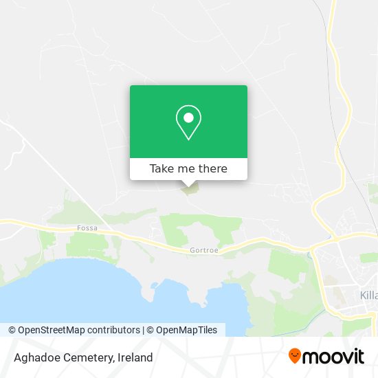 Aghadoe Cemetery map