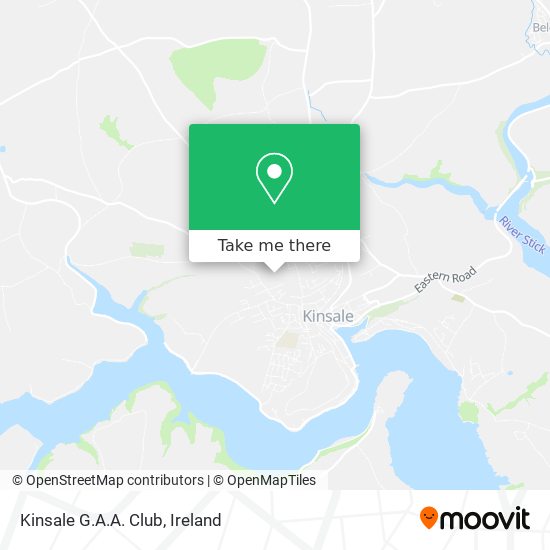 Kinsale G.A.A. Club map