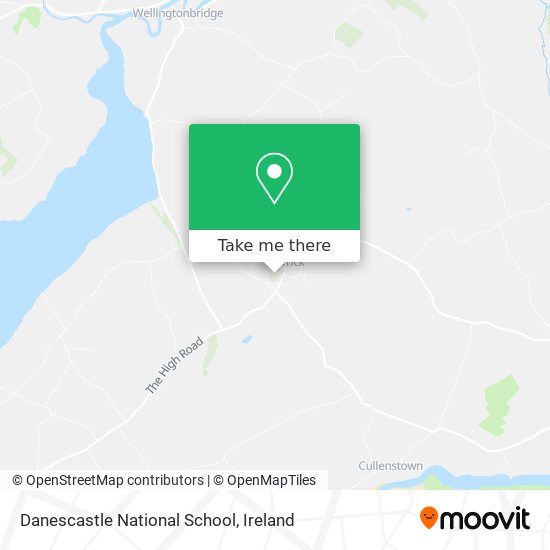 Danescastle National School map