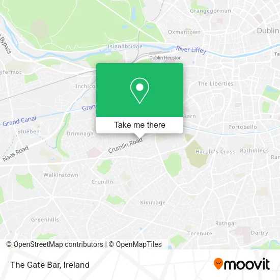 The Gate Bar map