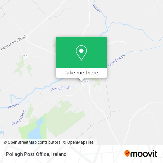 Pollagh Post Office map