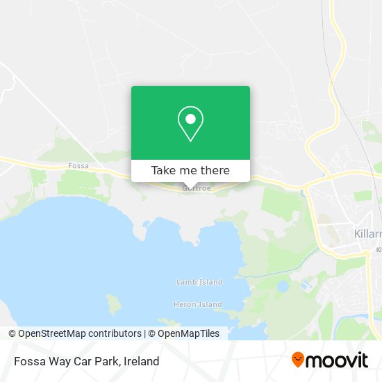 Fossa Way Car Park map