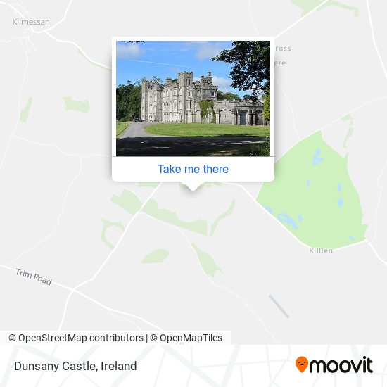 Dunsany Castle map
