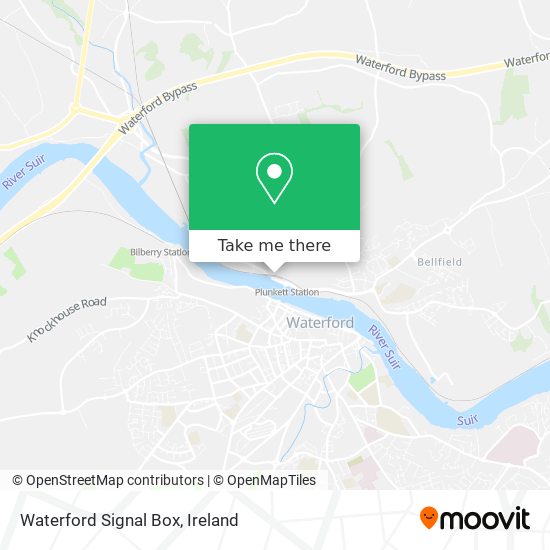 Waterford Signal Box map