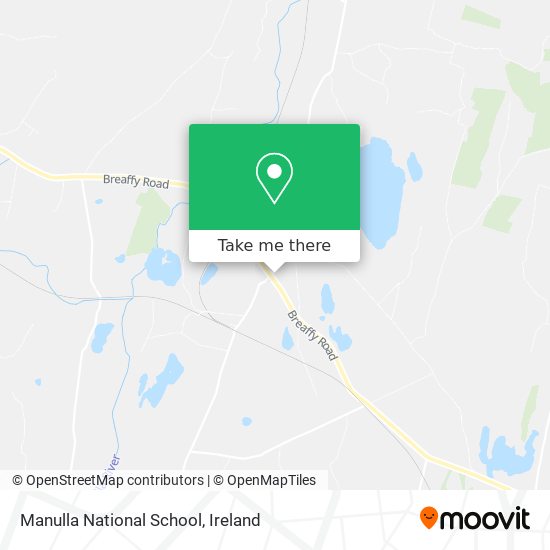 Manulla National School map