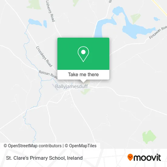 St. Clare's Primary School map