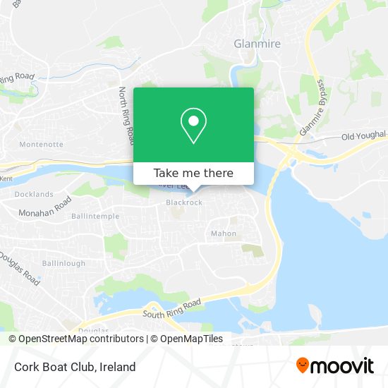 Cork Boat Club map
