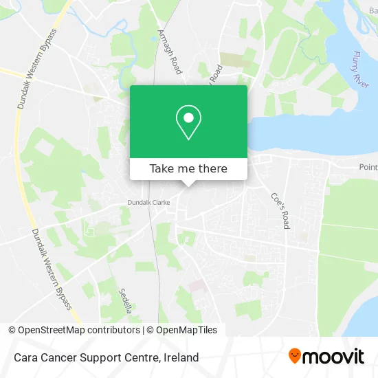 Cara Cancer Support Centre map