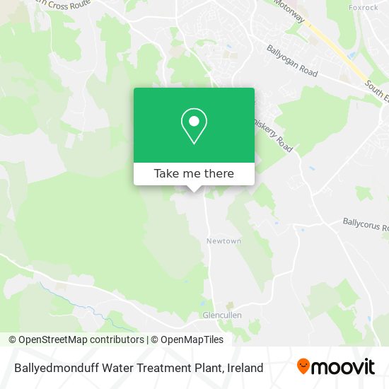 Ballyedmonduff Water Treatment Plant map