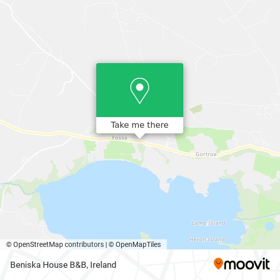 Beniska House B&B map