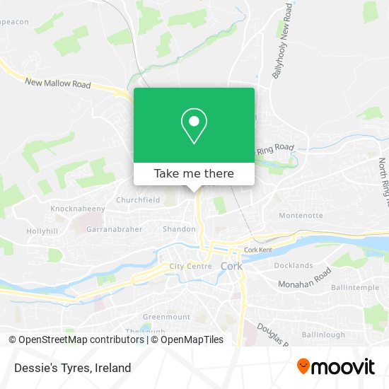 Dessie's Tyres map