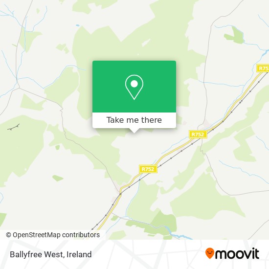 Ballyfree West map