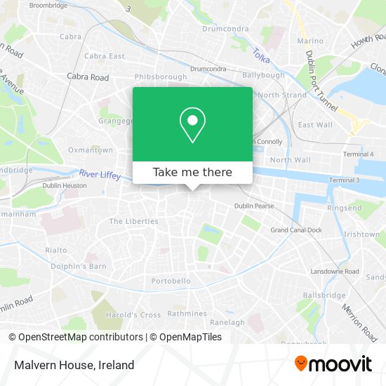 Malvern House map