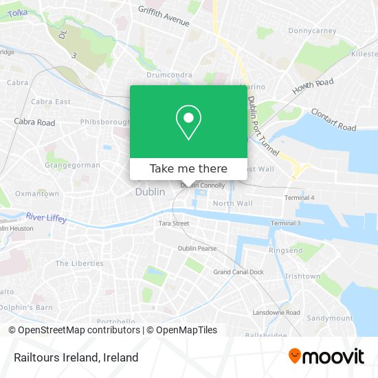Railtours Ireland map