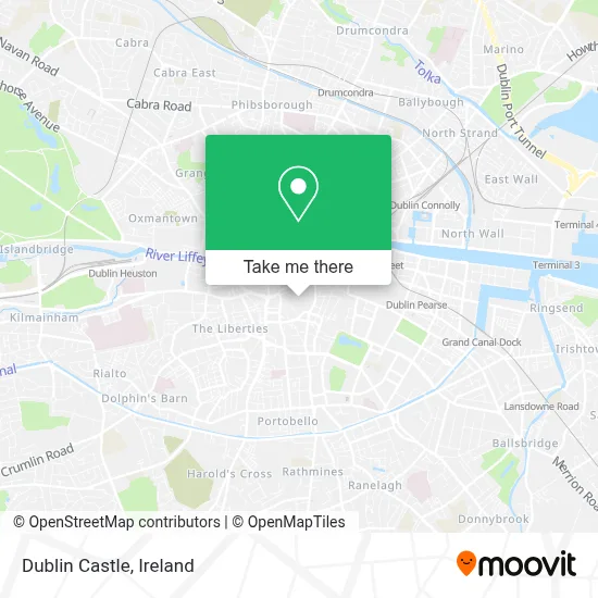 Dublin Castle map