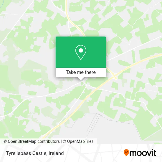 Tyrellspass Castle map