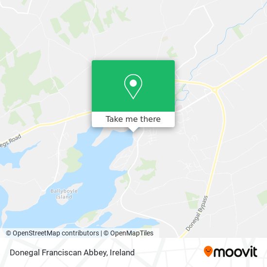 Donegal Franciscan Abbey map