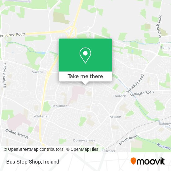 Bus Stop Shop map