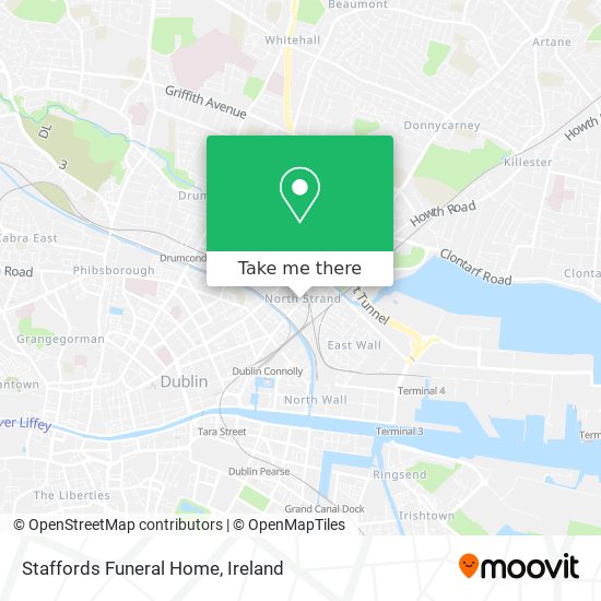 Staffords Funeral Home map