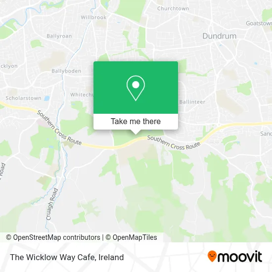 The Wicklow Way Cafe map