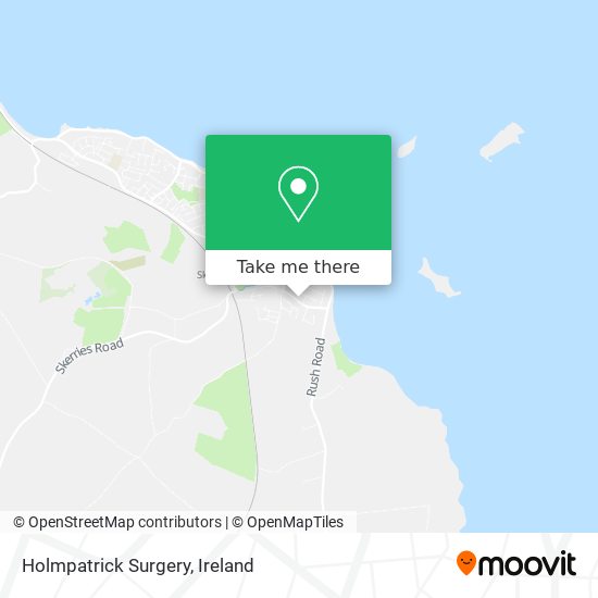 Holmpatrick Surgery map