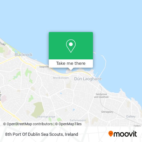 8th Port Of Dublin Sea Scouts map