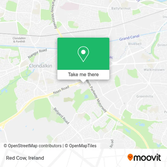Red Cow map