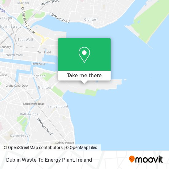 Dublin Waste To Energy Plant map