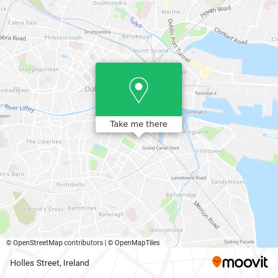 Holles Street map