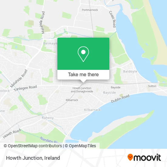 Howth Junction map
