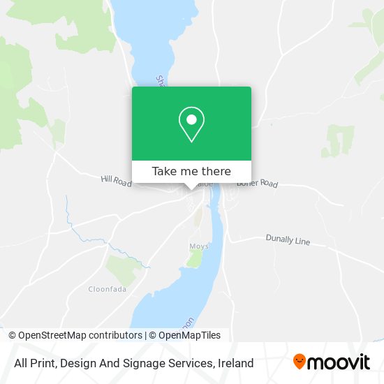 All Print, Design And Signage Services map