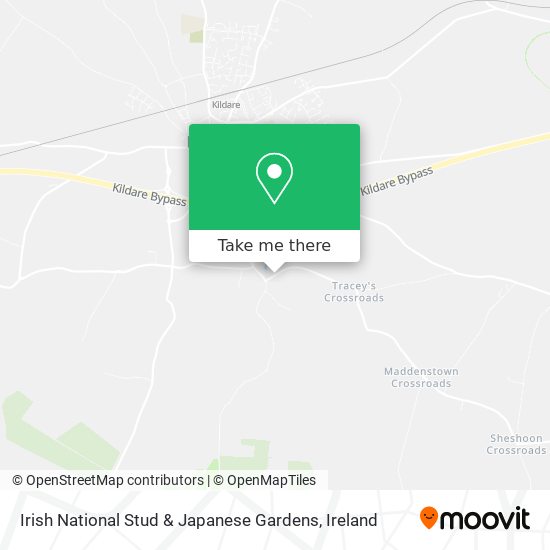 Irish National Stud & Japanese Gardens map