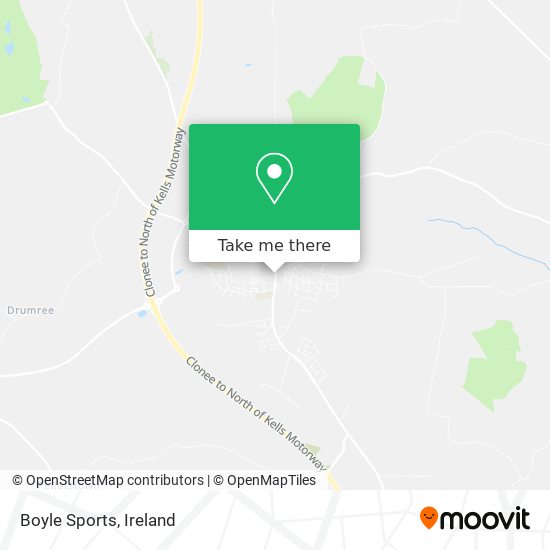 Boyle Sports map