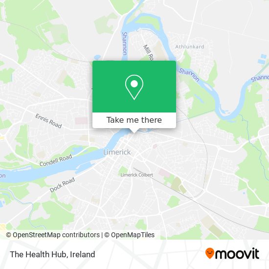 The Health Hub map