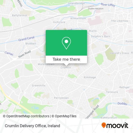 Crumlin Delivery Office map