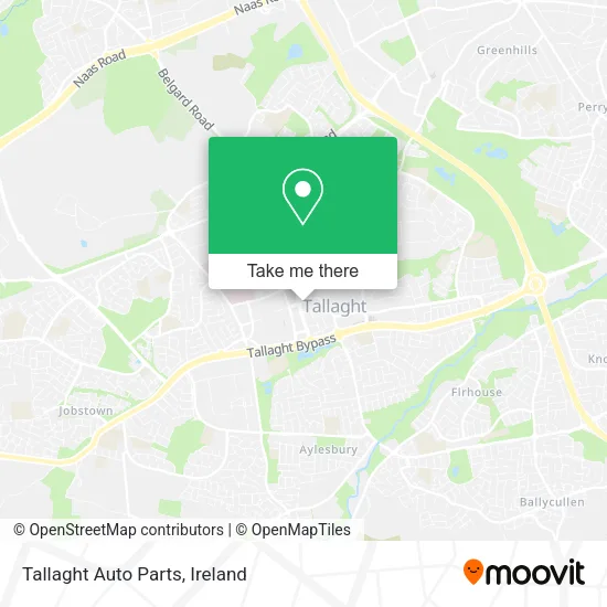 Tallaght Auto Parts map