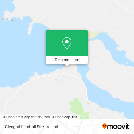 Glengad Landfall Site map